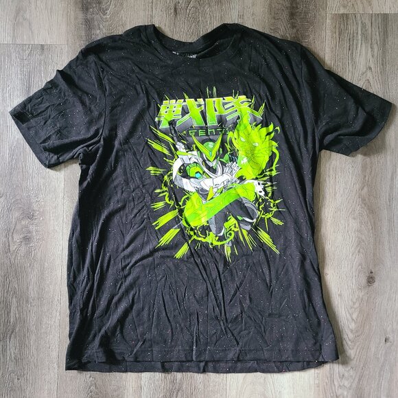 Blizzard Overwatch Genji Graphic Tee Size L Black Speckled - Picture 1 of 4